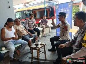 Lewat Gas Kopling, Polres Kediri Kota Ajak Warga Jaga Kamtibmas