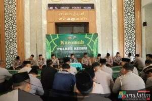“Karomah” Wujud Pembinaan Iman dan Mental Anggota Polres Kediri