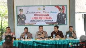 Jalin Silaturahmi Kamtibmas, Kapolres Nganjuk Bahas Potensi Kerawanan di Kecamatan Gondang