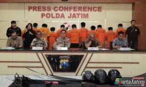 Polda Jatim Ungkap Jaringan Curanmor di 4 Kota Amankan 12 Tersangka