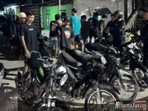 Respons Cepat Polres Gresik, Enam Remaja Balap Liar Diamankan Sat Samapta di Jalan Raya Bungah