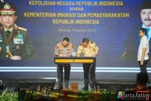 Teken Nota Kesepahaman dengan Kementerian Imipas, Kapolri Harap Sinergisitas Makin Optimal