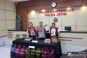 Polda Jatim Ungkap Penyalahgunaan LPG Subsidi di Malang, Tersangka Raup Untung Rp160 Juta Diamankan
