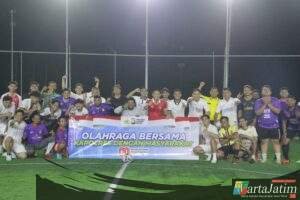 Polres Kediri Kota Gelar Fun Minisoccer Bersama Supporter Persik, Pererat Sinergi Jelang HUT RI