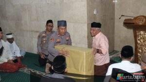 Perkuat Silaturahmi dan Iman, Polres Nganjuk Laksanakan Bakti Religi di Masjid Luhur