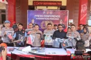 Polres Probolinggo Amankan 9 Orang Tersangka Kasus 3C Selama Juli 2025