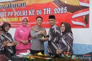HUT PP Polri Ke-XXVI Cabang Kediri Kota Perkokoh Semangat Pengabdian dan Jiwa Juang