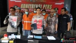 Polresta Malang Kota Berhasil Ungkap 3 Kasus Curanmor 4 Tersangka Diamankan