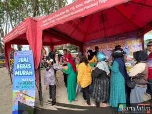 Polresta Sidoarjo Gelar Gerakan Pangan Murah Serentak di 18 Kecamatan
