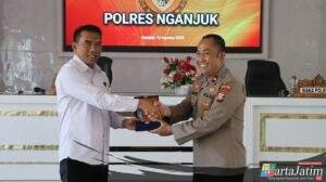 Polres Nganjuk Gelar Coaching Clinic Bidlabfor Polda Jatim untuk Tingkatkan Kemampuan Penyidikan