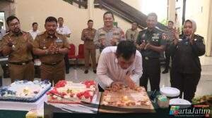 Forkopimda Nganjuk Rayakan Ulang Tahun Ketua PN ke-56, Perkuat Sinergisitas Antarlembaga