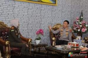 Kapolres Kediri Kota Jalin Sinergi dengan Kejaksaan Negeri Kabupaten Kediri