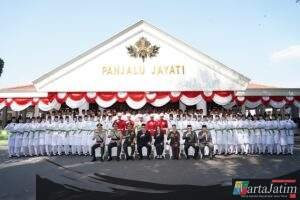 Kapolres Kediri Hadiri Pengukuhan Paskibraka Kabupaten Kediri 2025