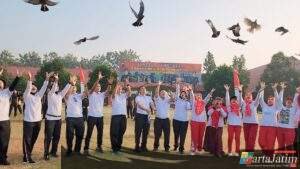 Gelorakan Semangat Kemerdekaan, SPN Polda Jatim Lepas 17 Merpati Gelar Berbagai Lomba Penuh Kebersamaan
