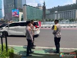 Polri Pastikan Keamanan di Kawasan Bundaran HI, Cek Langsung Personel Ops Merdeka Jaya 2025