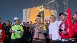 Kapolri dan Mensesneg Tinjau Panggung Rakyat di HI, Masyarakat Antusias