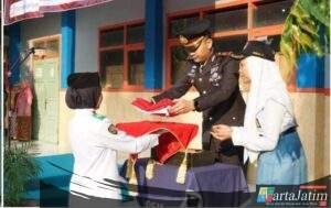 Polres Nganjuk dan Polsek Jajaran Serentak Jadi Pembina Upacara HUT RI