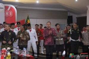 Dengan Semangat “Bersatu Berdaulat, Rakyat Sejahtera, Indonesia Maju”  Tasyakuran Di Balai Kota Kediri dilaksanakan dengan meriah