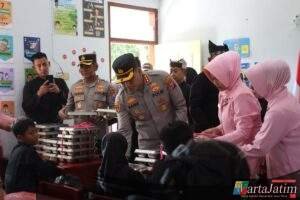 Polresta Banyuwangi Launching SPPG Salurkan Makan Bergizi Gratis 1.218 Siswa di Watukebo