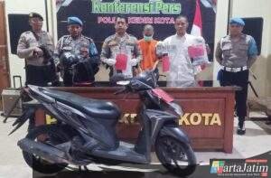 Polsek Kediri Kota Berhasil Ungkap Kasus Curanmor di Rumah Kos Dandangan