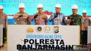 Kapolri Kembali Resmikan dan Groundbreaking SPPG di Kalsel, Dukung Program MBG