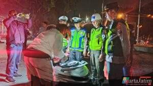 Harkamtibmas, Polres Kediri Kota Gelar Operasi Gabungan Amankan Puluhan Ranmor Tak Sesuai Spektek