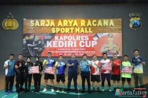 Ajang Final Badminton Kapolres Kediri Cup 2025 Berakhir Meriah