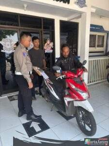 Motor Hilang 7 Bulan di Jombang, Kembali ke Tangan Pemilik Saat Operasi Lalu Lintas Polres Pasuruan