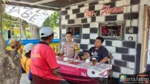 Gelar Kopling, Bhabinkamtibmas Getas Ajak Warga Jaga Kamtibmas