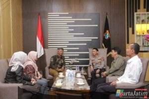 KPU Kota Kediri Lakukan Kunjungan Silaturahmi ke Polres Kediri Kota, Perkuat Sinergi Jaga Demokrasi
