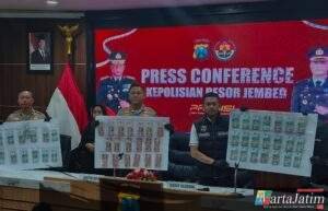 Polres Jember Berhasil Gagalkan Peredaran Upal Dua Tersangka Diamankan