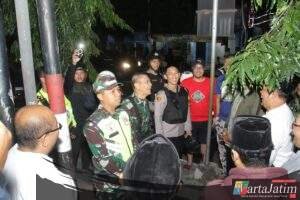 Polres Kediri Kota dan Kodim 0809 Gelar Patroli Gabungan Pastikan Kondusifitas Pasca Aksi Demo