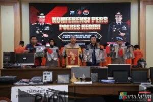 Polres Kediri Tetapkan 28 Tersangka Aksi Anarkis, 14 di Antaranya Anak di Bawah Umur