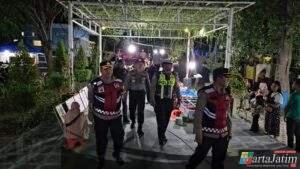 Personel Gabungan Polres Probolinggo Gelar Patroli Skala Besar Pastikan Situasi Aman dan Kondusif