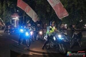Harkamtibmas Polres Jember Bersama TNI dan Elemen Masyarakat Gelar Patroli Gabungan
