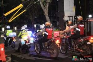 Polres Tuban Gandeng Brimob Polda Jatim dan Pemkab Patroli Skala Besar Pastikan Bumi Wali Kondusif
