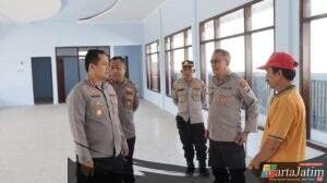 Kapolres Nganjuk Tinjau Progres Pembangunan SPPG di Baron dan Lengkong