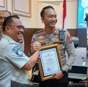 Gaspol Prestasi, Satlantas Polres Nganjuk Sabet Juara 1 Penurunan Laka Lantas
