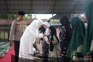 Polres Kediri Beri Santunan Kepada 500 Anak Yatim