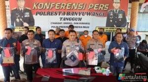Polresta Banyuwangi Bongkar Sindikat Curanmor, Empat Tersangka Diamankan