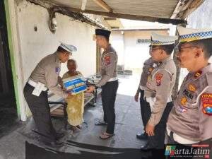 Satlantas Polres Nganjuk Gelar Bakti Sosial Peringati HUT Lalu Lintas ke-70