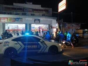 Polres Nganjuk Gelar Patroli Antisipasi Balap Liar dan Bentrok Antar Kelompok di Akhir Pekan