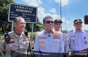 Jembatan Semampir Resmi Ditutup Total Hari ini, Dishub Kota Kediri Siapkan Rute Pengalihan Arus hingga 12 November 2025 Mendatang