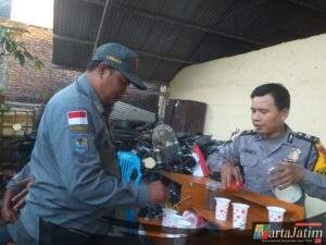 Dengan Kopling Polisi Ajak Warga Jaga Kamtibmas di Sidoarjo