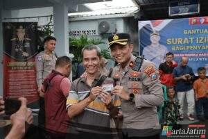 Bahagianya Kaum Difabel Dapat SIM Gratis dari Polres Jember di Hari Lalu Lintas Bhayangkara ke – 70