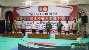Silaturahmi IPSI di Padepokan Persinas ASAD, Kapolres Ajak Jaga Kedamaian Nganjuk