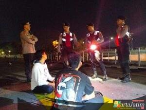 Polres Kediri Kota Intensifkan Patroli KRYD  Guna Jaga Situasi Kamtibmas Kondusif