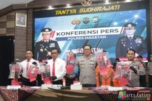 Selamatkan Generasi Muda, Polres Magetan Amankan 11 Tersangka Narkoba dalam Operasi Tumpas Semeru 2025