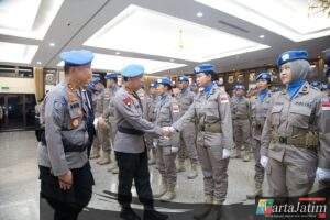 Kapolri Lepas Satgas FPU 7 MINUSCA dalam Misi Perdamaian PBB di Afrika Tengah