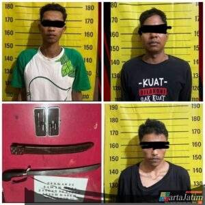 Polres Pasuruan Ungkap 3 Kasus Pencurian, 5 Pelaku Berhasil Ditangkap